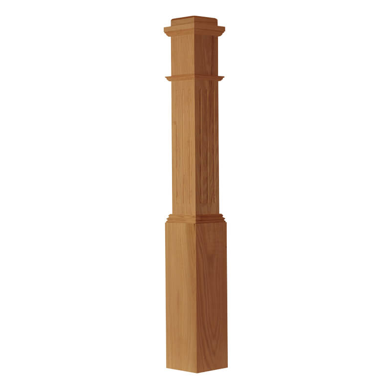 Box Newel Fluted 4091F